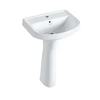 Раковина Essco Elements ECS-WHT-801 Белая с пьедесталом