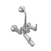 Смеситель для ванны и душа 3-в-1 с ручным и верхнем душем Essco Aspire APR-CHR-101281 Хром