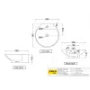 Раковина Essco Elements ECS-WHT-931 Белая