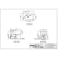 Биде напольное Essco Aspire AIS-WHT-101151 Белое