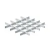 Грильято ячейка 120x120, высота 30 мм, ширина 10 мм, белый матовый
